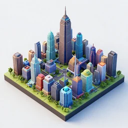 3 d isometric diorama india, detailed, sharp focus, a 3 d render by filip hodas, featured on polycount, cubo - futurism, colorful, voxel art, diorama, cityscape, octane render,