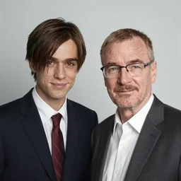 walter white doing a selfie with phoenix wright, realistic, cool, nice, beautiful