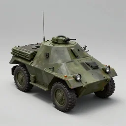 2d concept art of small military battle vehicle by Dawid Michalczyk