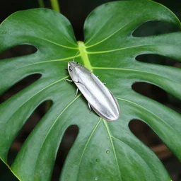 monstera deliciosa, silverfish, saccharinum, animal photography, 8 k