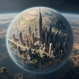 hyper realistic strange planet landscape, art by ron walotsky, detailed surrealism, ultra realistic, fantasy, sci - fi, city, octane render, 8 k.
