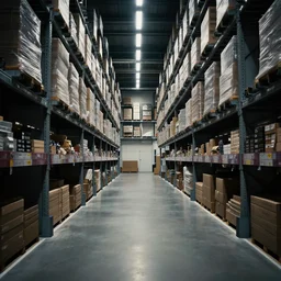 Trending on artstation, atmospheric IKEA warehouse, liminal space, dramatic illumination