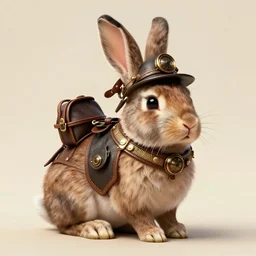 steampunk rabbit, japanese rabbit