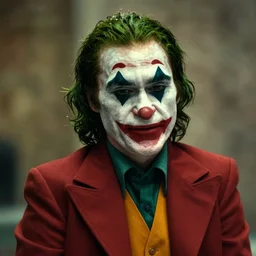 joker in the up movie style, anime, disney, pixar, 8 k, hd, dof, kodak film, volumetric lighting, subsurface scattering, photorealistic, octane render, details