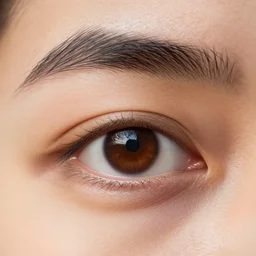 close up, eyes, brown eyes, detailed, 4 k, retina, hdr, captured by photographer, artstation, canon, 4 k, fujifilm, analog camera, high quality, macro lens, clear quality, clarity, triangle eyebrows