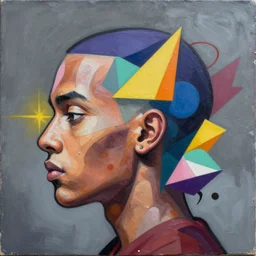 LilUziVert profile picture by Sachin Teng, asymmetrical, Organic Painting , Matte Painting,  geometric shapes, hard edges, graffiti, street art:2 by Sachin Teng:4