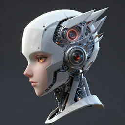 a fractal head by karol bak, ayami kojima, artgerm, yoshitaka amano, concept art, sharp angles, robot, octane render, 8 k, unreal engine