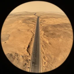 sketch of canals on mars from far away, looking through a telescope