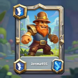 jerma985 as a clash royale card