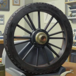 gori fujita ilustration a game development studio, the invention of the wheel close up painting by goro fujita, sharp focus, highly detailed, artstation
