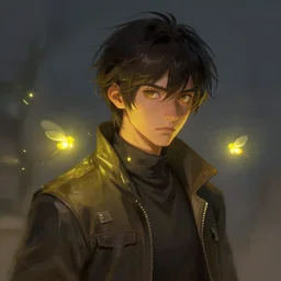 character concept portrait, fireflies hero, digital painting, concept art, smooth, sharp focus, illustration, artgerm