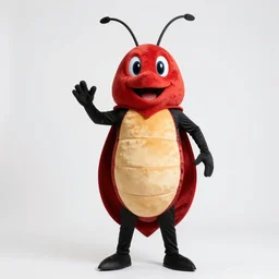 roach mascot costume, HD official photo, high quality costume