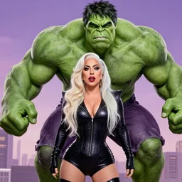 Lady Gaga as Hulk