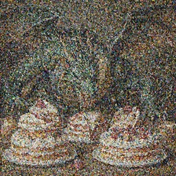 dragon eating cakes by hieronymus bosch, detailed digital art, trending on Artstation