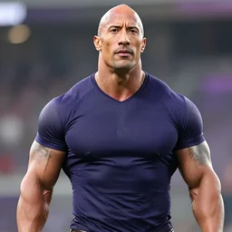 dwayne johnson in vikings 4 k detailed super realistic