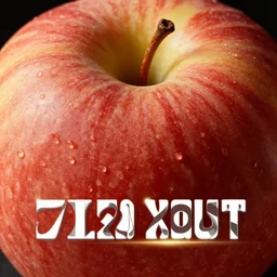 an apple with the texture and color of leather, close up, award winning digital photography