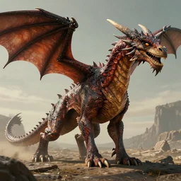 image and photo of a four legs western - style dragon, lord of the ring, four legs western - style dragon, image of a dragon, photo of a dragon, full image, ( stylized, artgerm, artstation, hd, cgsociety, cgi, realistic, dramatic, cinematic, artistic, trending, detailed )