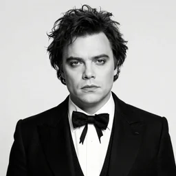 jack black as edward scissorhands, hd, horror, black and white