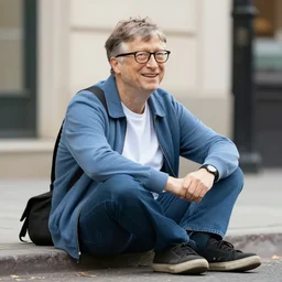 bill gates homeless on the streets