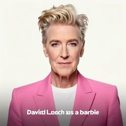 “David Lynch as a barbie”