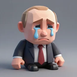crazy glitchy buggy uncanny valley off - putting strange low poly render of 3 d sad crying psychopathic angry depressed injured vladimir putin portrait, featured on artstation, cgsociety, unreal engine, octane, volumetric lighting, rtx on, vibrant, by greg rutkowski, grainy, vhs footage still, intricately detailed, award - winning, atmospheric, ambient, symbolic, artistic