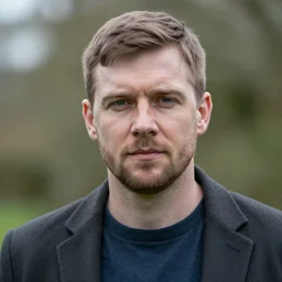 a photo portrait of an Irish man, 8k, high quality, high detail, flickr