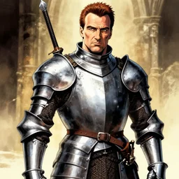 tony soprano in medieval armor by yoshitaka amano