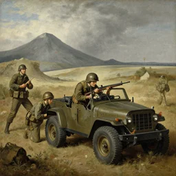 a painting of the vietnam war by hieronymus bosch