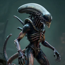 a xenomorph, horror, eldritch, octane render, 8 k
