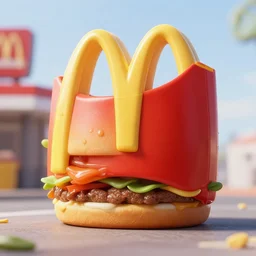 mcdonalds in mars ultrarealistic cinematic