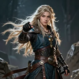 An epic fantasy comic book style portrait painting of The Wind Walker, unreal 5, DAZ, hyperrealistic, octane render, cosplay, RPG portrait, dynamic lighting