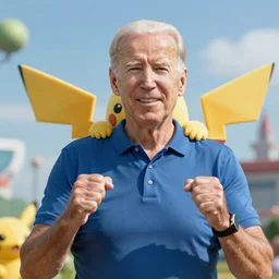 Joe Biden as a Pokémon unreal engine 5 4k photorealism