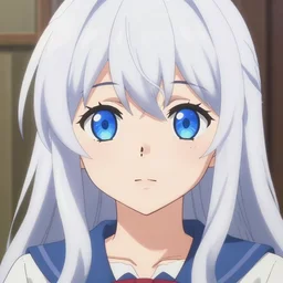 anime girl blue eyes