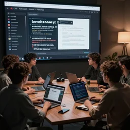 a bunch of nerds discussing artificial intelligence on an online music forum