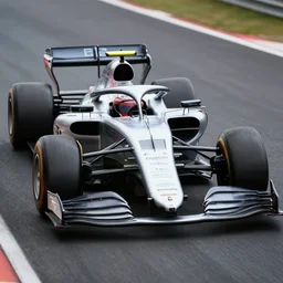 a tank in an f 1 race