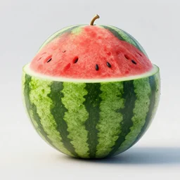hd photo of a friday wearing a watermelon hat, trending on artstation