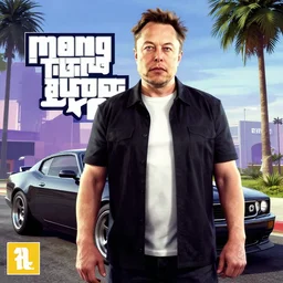 Elon Musk GTA V cover art