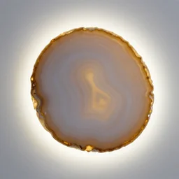 banded agate wall backlit