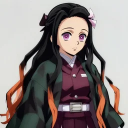 beautiful full body image of nezuko kamado from demon slayer / kimetsu no yaiba, high details, high resolution, | | very very anime!!!, fine - face, realistic shaded perfect face, fine details. anime. realistic shaded lighting
