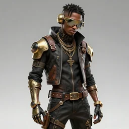 playboi carti in steampunk style digital art 4 k the detailed super realistic