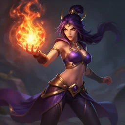 The sorceress casting a fire ball, league of legends, tiny abdomen & inflated hips body, high detailed and perfect 😙👁️👁️💪💪🖐️🖐️🦵🦵, highly detailed, digital painting, artstation, concept art, smooth, sharp focus, illustration, ArtStation, art by 100% Hearthstone