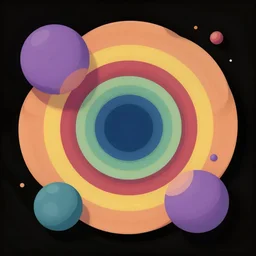 full chromatic color, Gertrude Abercrombie, minimalistic graffiti masterpiece, minimalism, 3d abstract render overlayed, black background, psychedelic therapy, trending on ArtStation, ink splatters, pen lines, incredible detail, creative, positive energy, happy, unique, negative space, face, artgerm