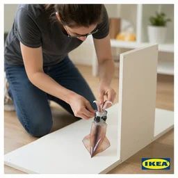 wild squid assembling ikea furniture