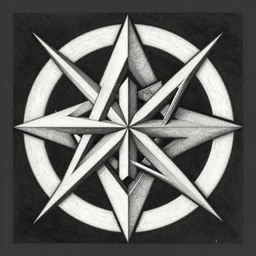 highly detailed geometric sigil, asymmetric, zdzisław beksinski
