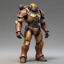 an exosuit made for war, artstation, character design