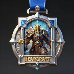 a crystal medal, a medal, a medal, a medal, artstation, hd, 8 k, sharp high quality artwork in style of greg rutkowski, concept art, blizzard warcraft artwork, hearthstone card artwork