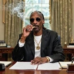 president snoop smoking a blunt in the oval office, historical photo, 1 8 8 4