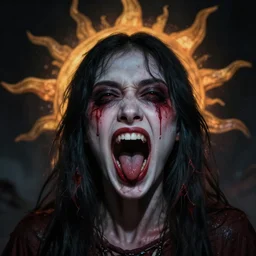 black hole sun creepy woman big mouth