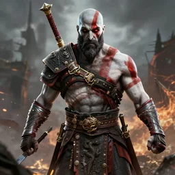 wrath from full metal alchemist as god of war
