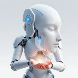 the first supermind artificial intelligence of humanity bestowing knowledge. artstation getty